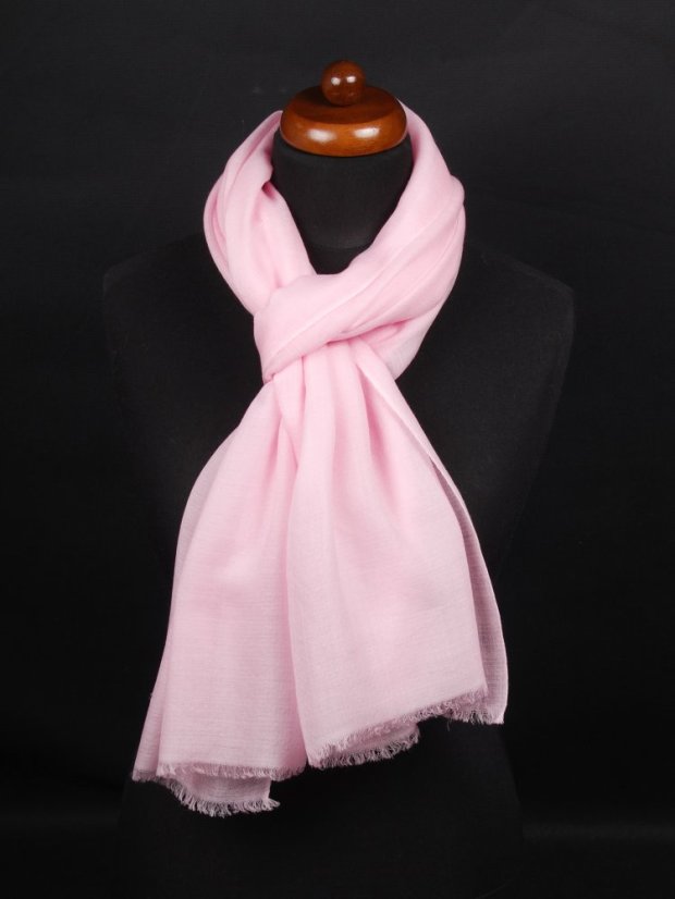 Ring-pashmina exklusiv hellrosa
