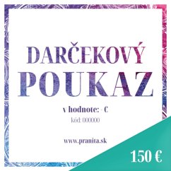Darčekový poukaz v hodnote 150 €
