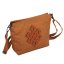 Tibetische Handtasche crossbody Tharpa braun