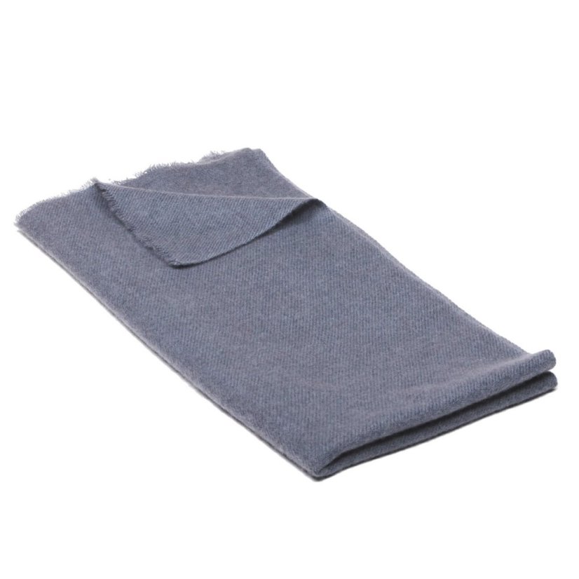 100% Kaschmirschal exklusiv mittelgroß grau