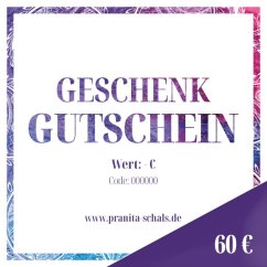 Geschenkgutschein im Wert von 60 €
