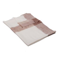 Originální kašmírová pašmína smetanová s hnědou