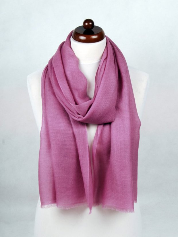 Prstienková pašmína exclusive šedofialová