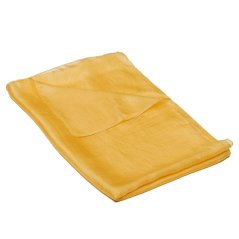 Hedvábná šála jednobarevná žlutá