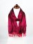 Hodvábny šál z Váránasí tmavoružovo-čierny