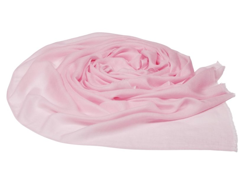 Ring-pashmina exklusiv hellrosa