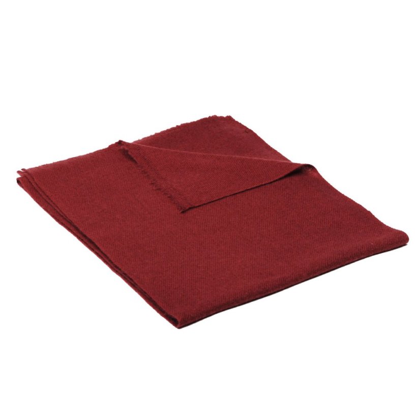 100% kašmírový šál exclusive úzky hnedočervený