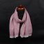 Wollschal Pashmina schmal bordeaux mit Weiß