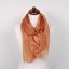 Seidenschal einfarbig in Kupfer-Farbe