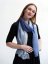Ring-Pashmina exklusiv Ombre graublau