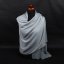 Pashmina-Wollschal Self grau