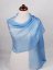 Hedvábná šála jednobarevná světle šedomodrá
