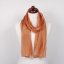 Seidenschal einfarbig in Kupfer-Farbe
