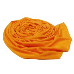 100% kašmírová šála velká tmavě žlutá