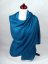 Pashmina-Wollschal Self türkisblau