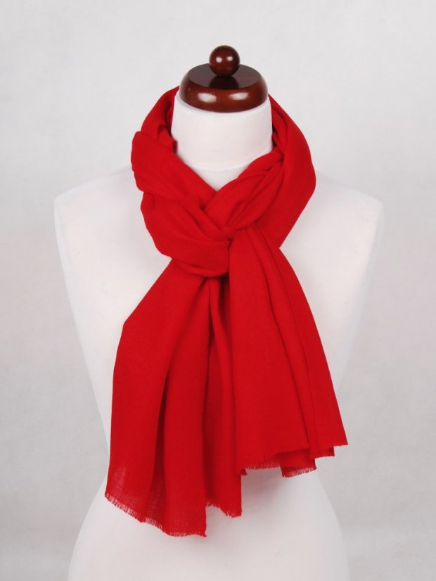 Pashmina-Wollschal Self rot