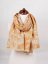 Schal aus Merinowolle orange-beige