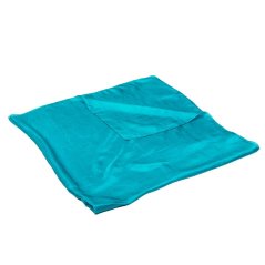 Hedvábný šátek jednobarevný zelenotyrkysový