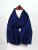 Kašmírská vlněná pašmína Self tmavě modrá