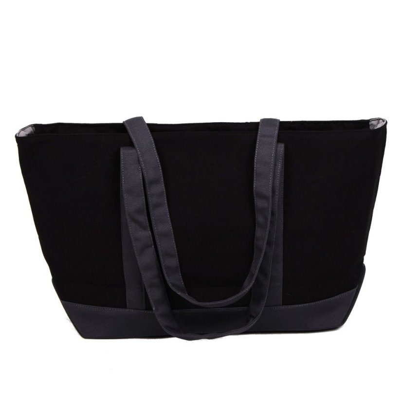 Tibetská kabelka Shopper Thogme Druk černá