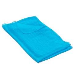 Hodvábny šál jednofarebný tyrkysový