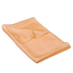 Hedvábná šála jednobarevná světle oranžová