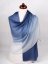 Ring-Pashmina exklusiv Ombre graublau