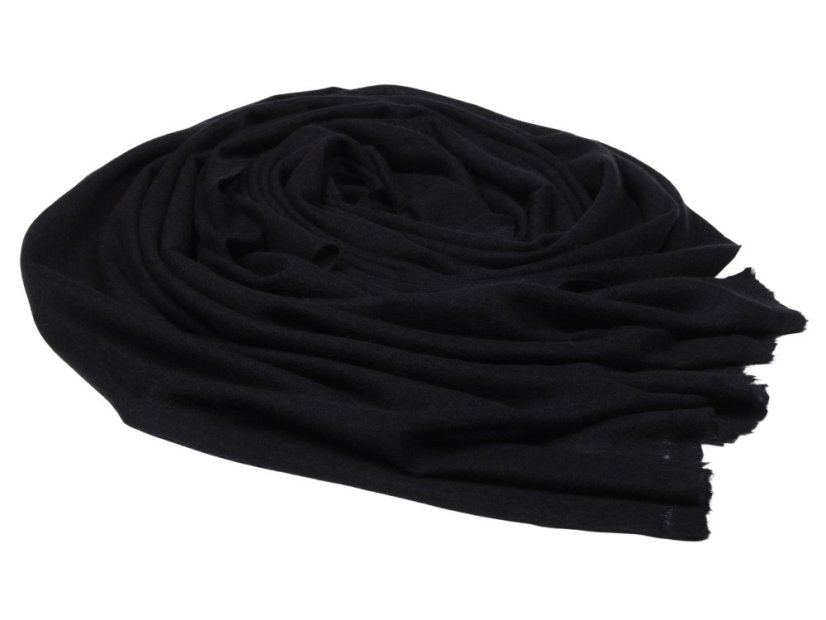 100% kašmírový šál veľký čierny