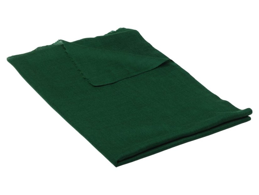 Pashmina-Wollschal Self dunkelgrün