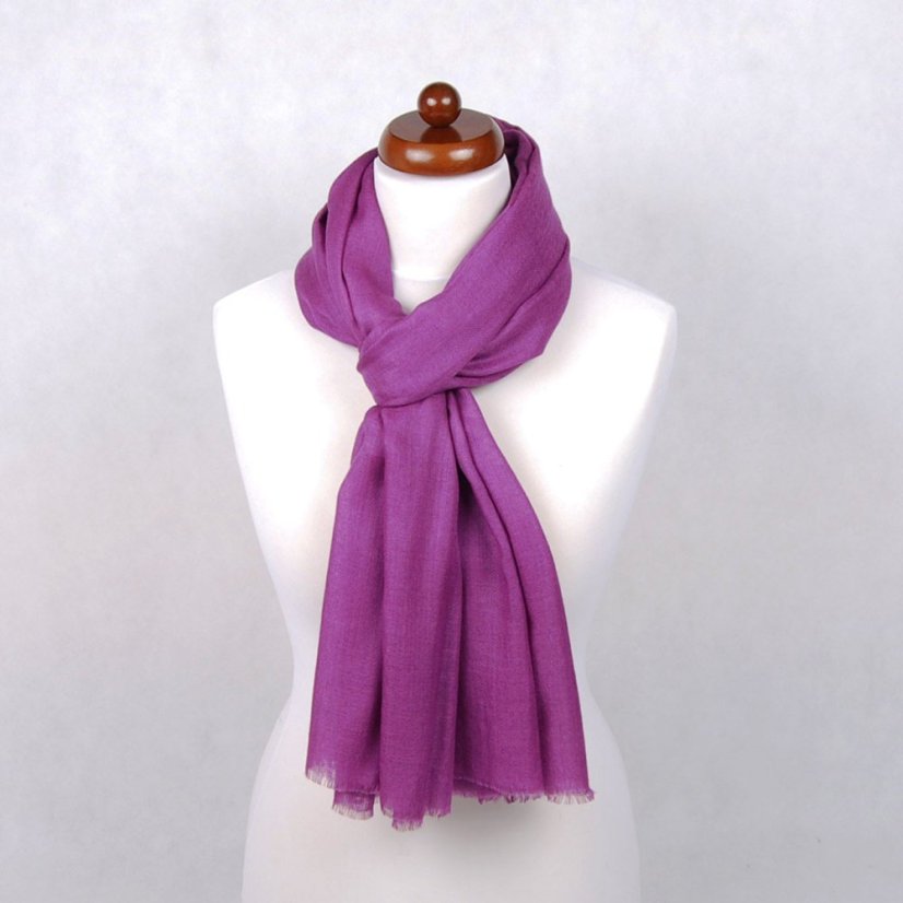 Pashmina-Wollschal Self lila
