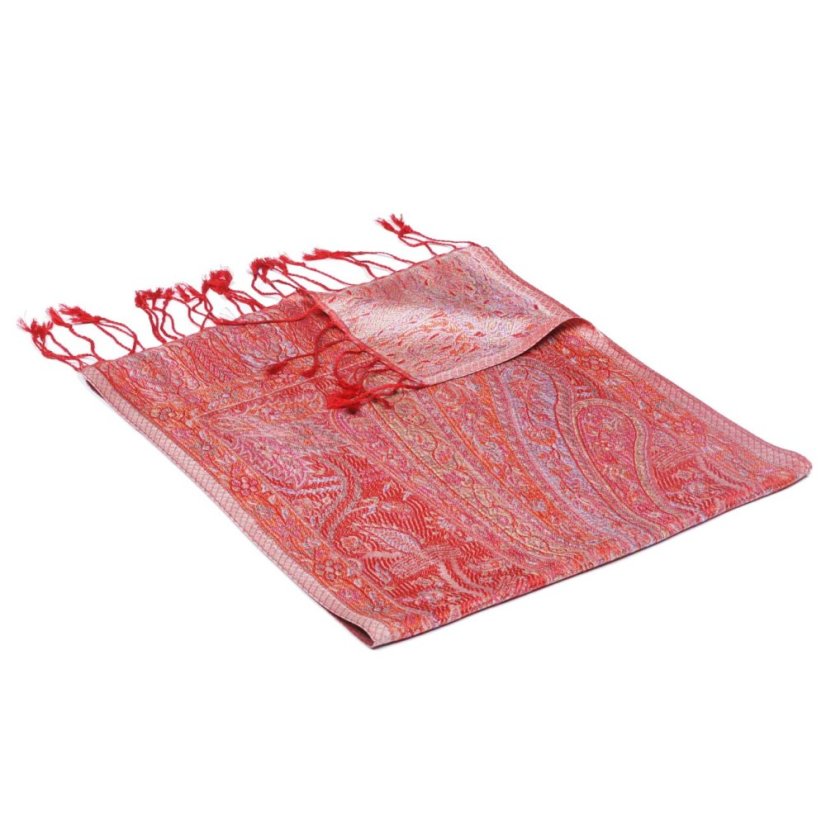 Seidenschal Super Kalsang hellrot