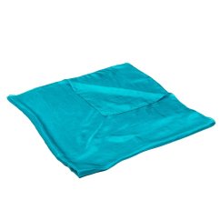 Hedvábný šátek jednobarevný zelenotyrkysový