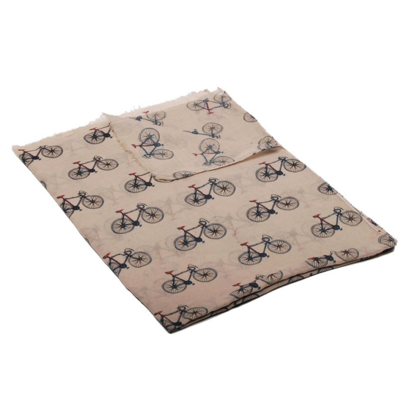 Bavlněná šála světle hnědá