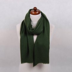 100% Kaschmirschal exklusiv mittelgroß grün