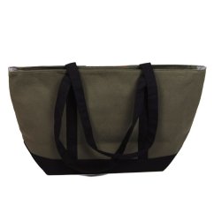 Tibetská kabelka Shopper Thogme šedozelená