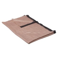 Kašmírská vlněná pašmína exclusive s hedvábím světle hnědá s černou