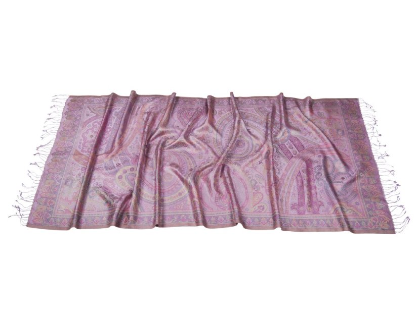 Hedvábná šála Super velká levandulová