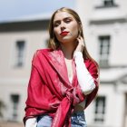 Šály z viskózy a hedvábí s ornamenty