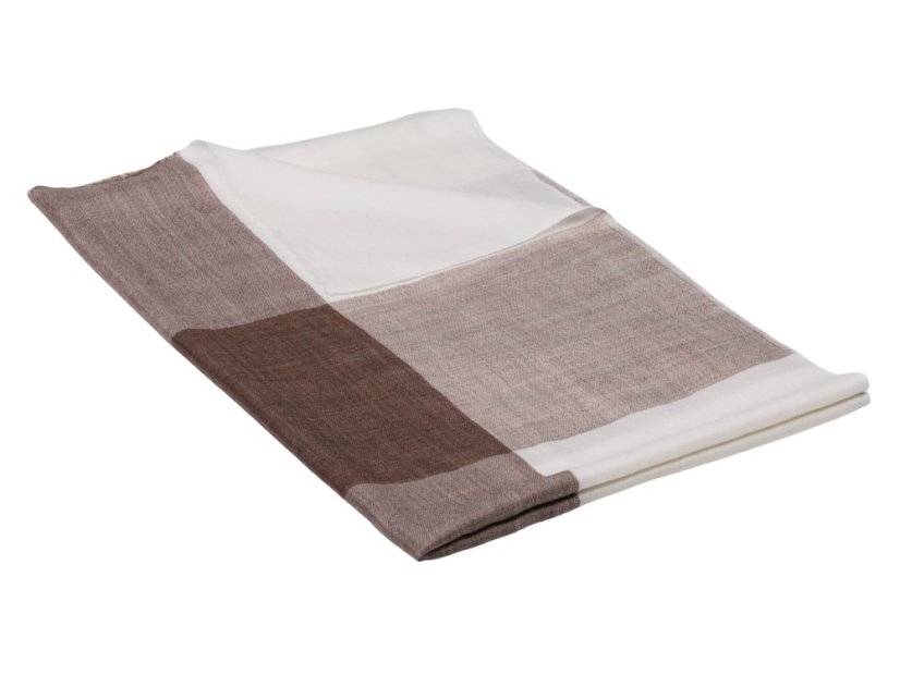 Kašmírska vlnená pašmína exclusive šedohnedo-biela