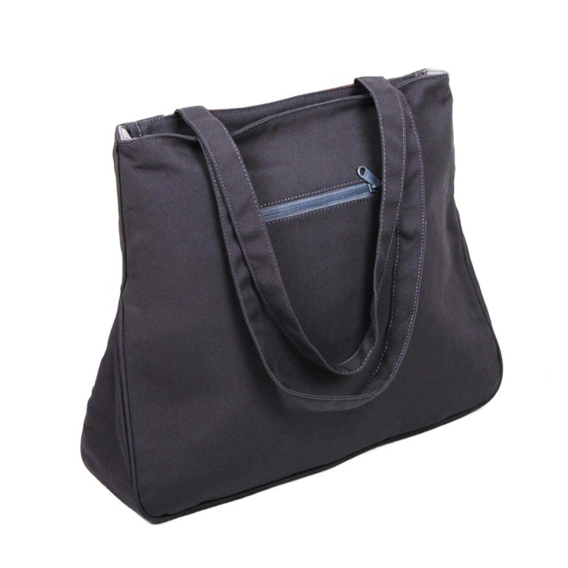 Tibetische Handtasche Tote Samye dunkelgrau