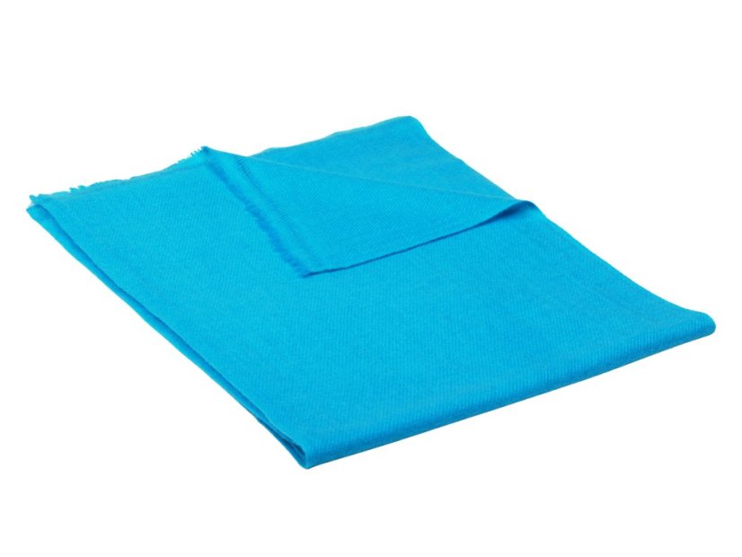 100% kašmírová šála exclusive úzká tyrkysová