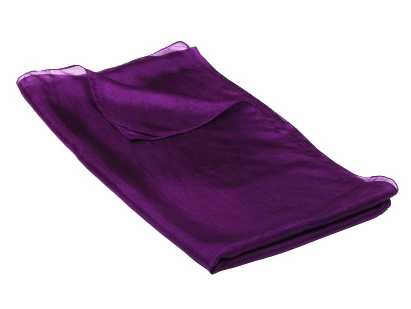 Hodvábny šál jednofarebný tmavofialový