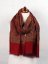 Kaschmirische Pashmina Khani Jamawar exklusiv mit Bordeaux und Magenta