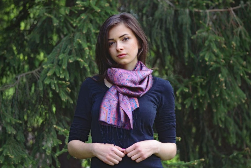 Hodvábne šály Super