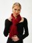Pashmina-Wollschal Self dunkelrot