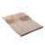 Pashmina aus Kaschmirwolle graubeige mit Hellbraun
