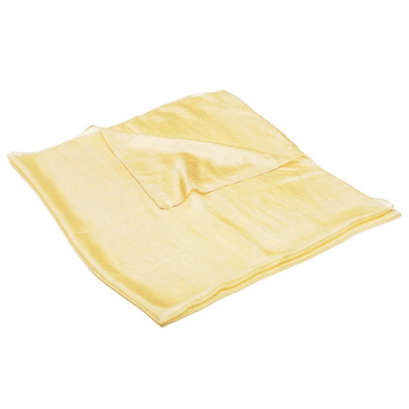 Seidentuch einfarbig hellgelb