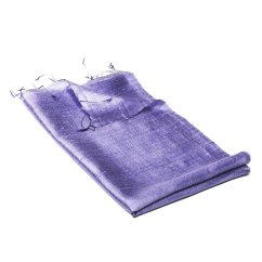Schal aus Rohseide helllila mit Blau-Stich