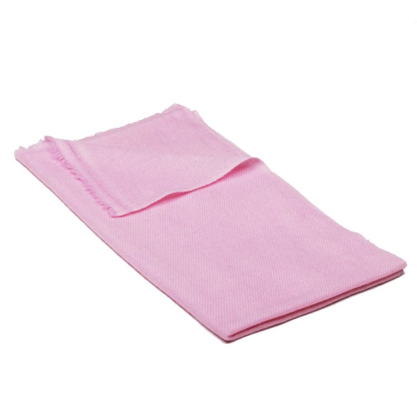 100% kašmírový šál exclusive stredný svetloružový