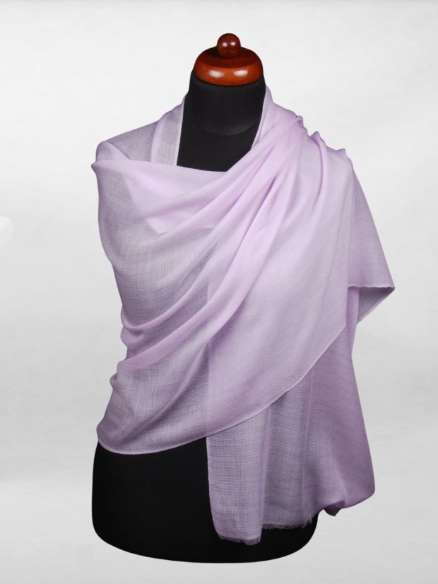 Ring-pashmina exklusiv helllila